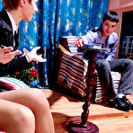 Pic of SecretaryPantyhose :: Sophy&Daid lustful office pantyhosers