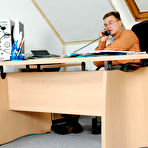 Pic of SecretaryPantyhose :: Amelia&Peter nasty office pantyhose sex