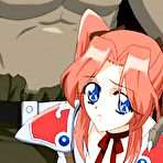 Pic of Hentai brunette riding cock and ass fucked in room