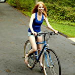 Pic of Shaved Pussy Pics of mae-olsen-02-schoolgirl-bike-ride-with-toys-inside-vagina by ALS Scan | 15 Clit Closeups