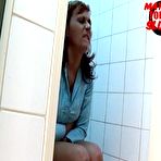 Pic of This mature slut starts sucking and asslicking on the toilet