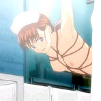 Pic of Bondanime.com - All tied up hentai nurse dildoed wet pussy and mouth by doctor  