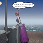 Pic of Orgasm in a cemetery: 3D anime fetish comics about defloration hardcore acts of young redhead babe outdoors