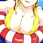 Pic of Two huge titted hentai babes