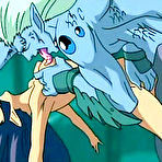 Pic of Busty hentai gets caught and deep slammed fucked hard by demon monster