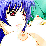 Pic of Cute hentai with nice tits gets two bigcocks hard drilled