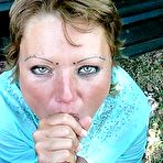 Pic of This broad sucks and swallows two cocks