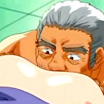 Pic of Slutty hentai lady hot jerked a wet stiff cock on sofa