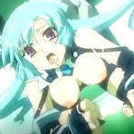 Pic of *Bondanime.com*-->>Hentai babe get into a wild threesome with monster