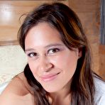 Pic of Andrea Bellz shows off her big naturals on Cosmid.