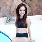 Pic of Thin and naked Asian beauty Mila Jade.
