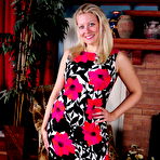 Pic of Horny blonde American mom playing with herself