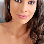 Pic of Hottest brunette chippy Lia Taylor is playing te sex bead over perfectly shaved beaver