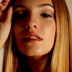 Pic of Alluring blonde chick with yummy natural boobs shows off her delicious sexy body in a dress. - TheMetArt.com