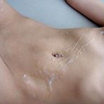 Pic of Naughty girlfriends enjoying hot jizz while posing on cam