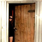 Pic of Babe fixed to a torture table