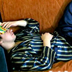 Pic of Filthy nurse in sexy uniform and silky tights getting raw oral and fucking