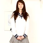 Pic of Brunette doll Yanka Pikova is staying back to the camera dildo fucking the holes