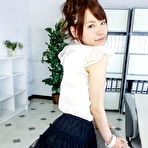 Pic of Watch porn pictures from video Yui Uehara takes lace blouse off while sucking two hard penises - Ferame.com