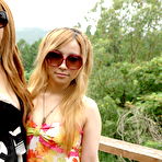 Pic of Sweet Japanese tarts gobble up a hard cock