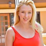 Pic of Samantha Rone FTV Orange Dress Flasher - Cherry Nudes