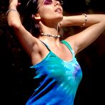 Pic of Leona frolics and spreads in the afternoon sun @ Ideal Teens Gallery