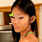 Pic of :: Asian Sex Diary :: Skinny Asian sweetie with fantastic tight ass strips and plays with foreigner's white dick
