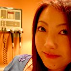 Pic of Horny asian babe in black stockings