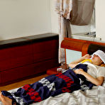 Pic of Nasty nurse in barely visible tights playing lesbian games with her patient