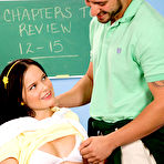 Pic of Sweet teen in glasses Jenna Ross gets stripped and fucked in the classroom