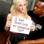 Pic of Blonde sweetie Skylar Green is having sexual satisfaction on brutally big and hard dick by riding it with cunt