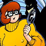 Pic of Busty Velma Dinkley gets big cock in her all holes