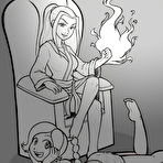 Pic of Avatar Korra Art - black and white comics hot Futanari - Training Vacation