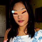 Pic of :: Asian Sex Diary :: Sexy Asian babe in stockings strips and fucks a white tourist