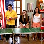 Pic of Raunchy group sex session with naughty Sadie Santana and her kinky friends heavily fucking