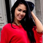 Pic of Sexy stockings girl Macy B is working fingers between legs until the strong orgasm