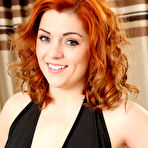 Pic of Rosie Rees Enticing Redhead Sexy in Sheer Pantyhose