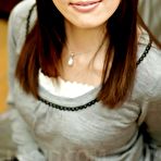 Pic of Asian teaser Nozomi Mashiro is licking the rod until guy explodes on his own belly