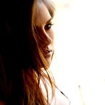 Pic of Incredibly cute and pretty brunette teen Shyla Jennings poses in stockings and teases