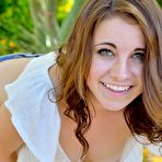 Pic of Kinsley Eden in Jean Shorts