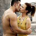 Pic of Man is kissing the smooth skin of Denise Sky as sticking cock deeper and deeper in beaver