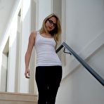 Pic of Chloe Toy in Cute White Underwear