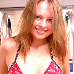 Pic of Bikini Teen Petite Strips Naked To Get Her Pussy Wet