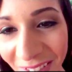 Pic of Brunette beauty in bikini tries on anal sex