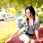 Pic of Erotic Brunette Outdoors by Errotica Archives | Erotic Beauties