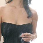 Pic of Berenice Marlohe cleavages and side of boob