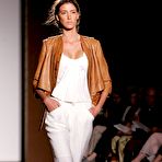 Pic of Bianca Klamt sexy, see through and areola slip runway shots