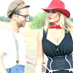 Pic of Hot and busty dancing troop Kelly Madison, Anikka Albrite and Jacky Joy take turns with a schlong.