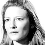 Pic of Cate Blanchett black-&-white scans adn portraits