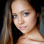 Pic of Babe with the shaved cunt Tristana A participates in the erotic softcore posing